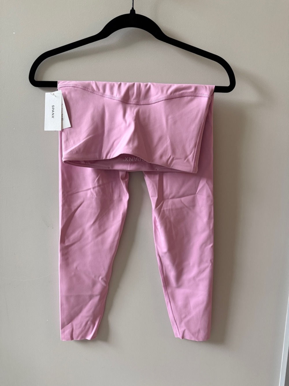 SPANX Women’s Booty Boost 7/8 leggings Small Petunia Pink